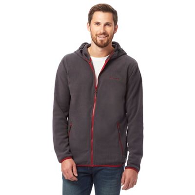 Animal Grey zip-through fleece hoodie